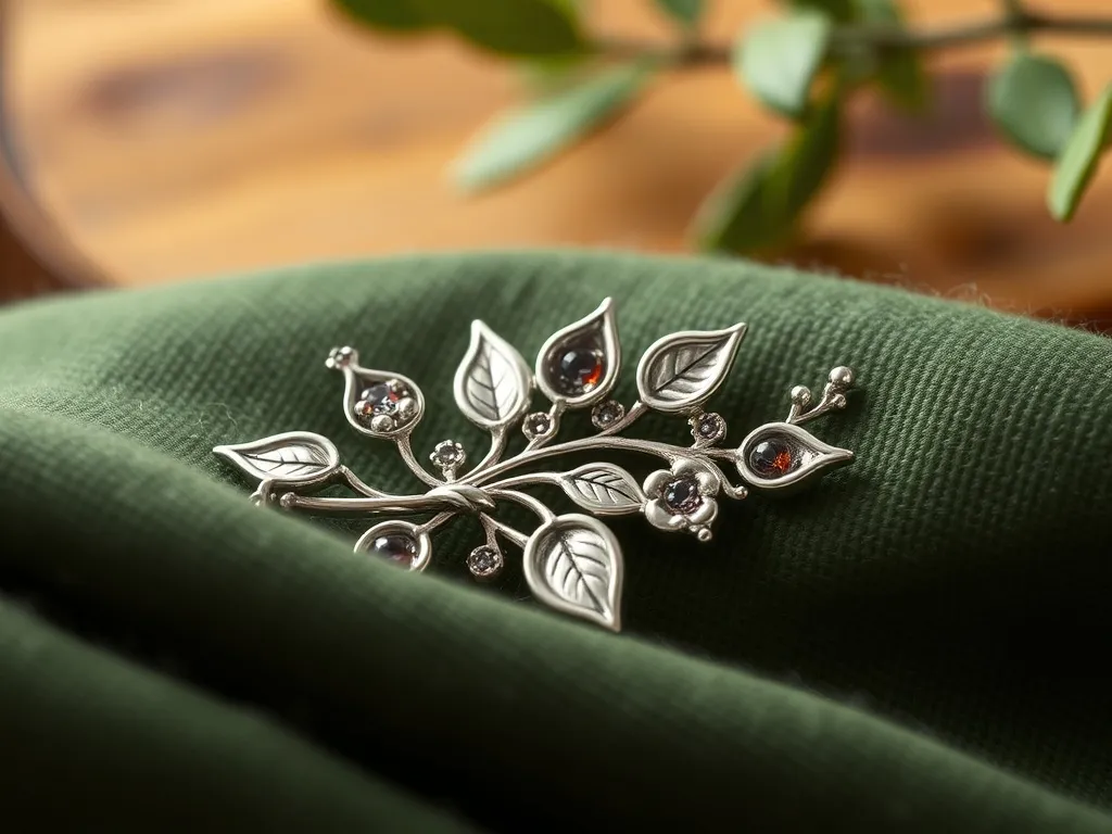 Broszki inspirowane naturą i motywami organicznymi