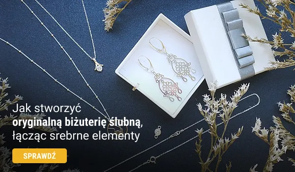 Półfabrykaty do biżuterii srebro 925